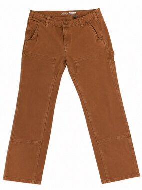 Carhartt Rugged Flex Relaxed Fit Double Front Work Pants Brown Women’s 12